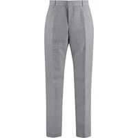 Houndstooth Wool Trousers Hugo Boss