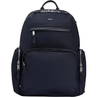 Hugo Boss Herren Rucksack mit Logo und Zwei-Wege Reissverschluss Dunkelblau 50504306 Hugo Boss