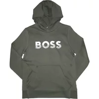 Junior Khaki Hoodie mit Kängurutasche Boss