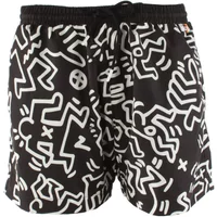 Keith Haring Badehose Schwarz Herren Hugo Boss