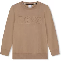 Langarmshirt mit geprägtem Logo aus Baumwolle Hugo Boss