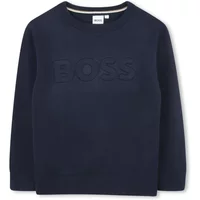 Langarmshirt mit geprägtem Logo aus Baumwolle Hugo Boss