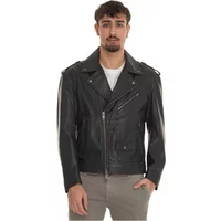 Leder Harrington Jacke