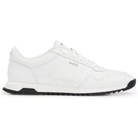 Leder Zayn Sneakers - Weiß Hugo Boss