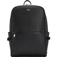 Logo-Detail Zair Rucksack Schwarz Hugo Boss