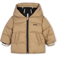 Logo Gummischulter Steppjacke Hugo Boss