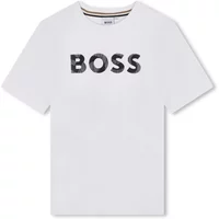 Logo-Print Baumwoll-T-Shirt Hugo Boss