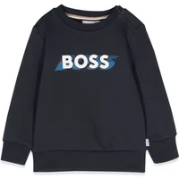 Logo Rundhals Sweatshirt Boss