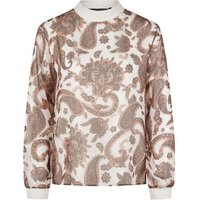 MARC AUREL Chiffonbluse mit Paisleyprint