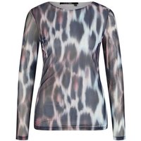 MARC AUREL Langarmshirt mit Leoprint