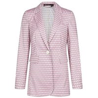 MARC AUREL Longblazer aus grafischem Jacquard