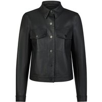 MARC AUREL Outdoorjacke Jacke in Leder-Optik black