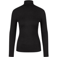 MARC AUREL Strickpullover Pullover in Rippen-Optik black