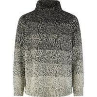 MARC AUREL Strickpullover Pullover mit Farbverlauf black varied