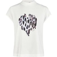 MARC AUREL T-Shirt mit Leo-Herz Print