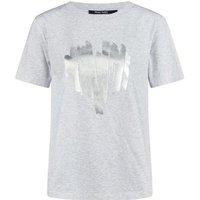 MARC AUREL T-Shirt mit Metallic Herz Print