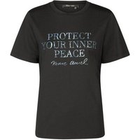 MARC AUREL T-Shirt mit "Protect your inner Peace" Print