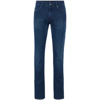 Marineblaue Slim Fit Stretch Denim Jeans Hugo Boss