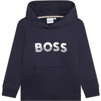 Marineblaues Junior Sweatshirt mit Kapuze Boss