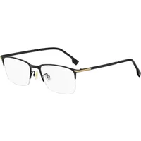 Matte Schwarz Gold Sonnenbrille Hugo Boss