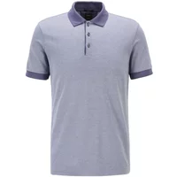 Mikromuster Jacquard Polo - Hellblau Hugo Boss