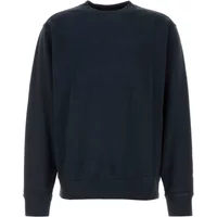 Mitternachtsblaues Baumwoll-Sweatshirt Boss