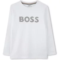 Moderne Langarm-T-Shirt mit Logo Hugo Boss