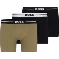 Mutige Schwarze Olive Boxershorts Set Hugo Boss