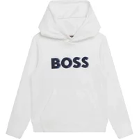 Neuer Junior Weißer Sweatshirt mit Grafikdruck Boss