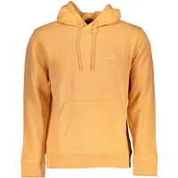 Orange Baumwoll Kapuzenpullover mit Logo Hugo Boss