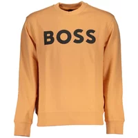 Oranger Baumwoll-Sweatshirt