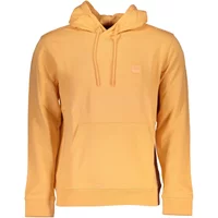 Oranger Kapuzenpullover mit Logo Hugo Boss