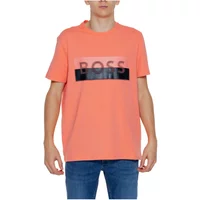 Oranges Print Rundhals T-Shirt Boss