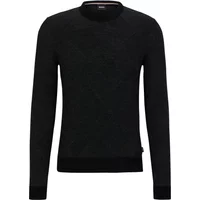 Regular Fit Pullover mit Monogramm Jacquard Hugo Boss