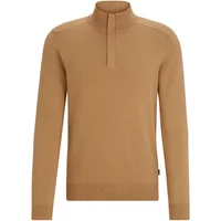 Regular Fit Troyer Pullover mit Verstecktem Reißverschluss Hugo Boss