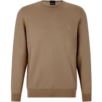 Regular Fit Wollpullover Beige Hugo Boss