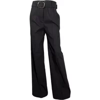 Relaxed Fit Leinenhose Tasena Schwarz Hugo Boss