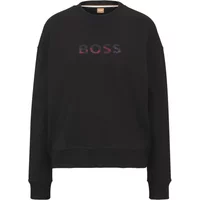 Relaxed Fit Sweatshirt aus Baumwollmischung mit Logo Hugo Boss