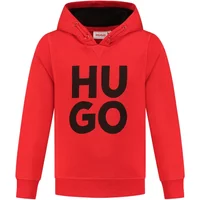 Roter Logo-Sweatshirt für Jungen Hugo Boss