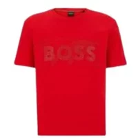 Rotes Diamant T-Shirt für Männer Hugo Boss