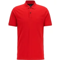 Rotes Pima Baumwolle Regular Fit Polo Hugo Boss