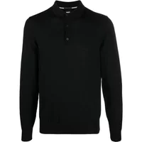 Schlanker Woll-Polo-Shirt Hugo Boss