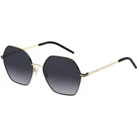 Schwarze Gold Sonnenbrille für Frauen Hugo Boss