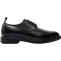 Schwarze flache Schuhe Schnürung eleganter Stil Hugo Boss