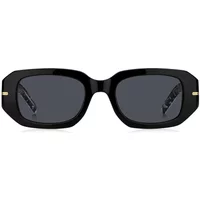 Schwarze/Graue Sonnenbrille Hugo Boss