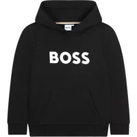 Schwarzer Hoodie für Kinder Boss