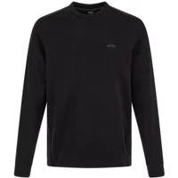 Schwarzer Rundhals-Sweatshirt mit Logo-Details Hugo Boss