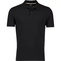 Schwarzes Poloshirt mit kurzen Ärmeln Hugo Boss