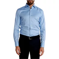 Slim Fit Baumwolltwill Hemd mit Kontrastdetails Hugo Boss