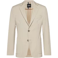 Slim Fit Beige Seersucker Jacke Hugo Boss